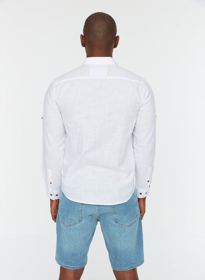 trendyol Man Shirt White - Image 3