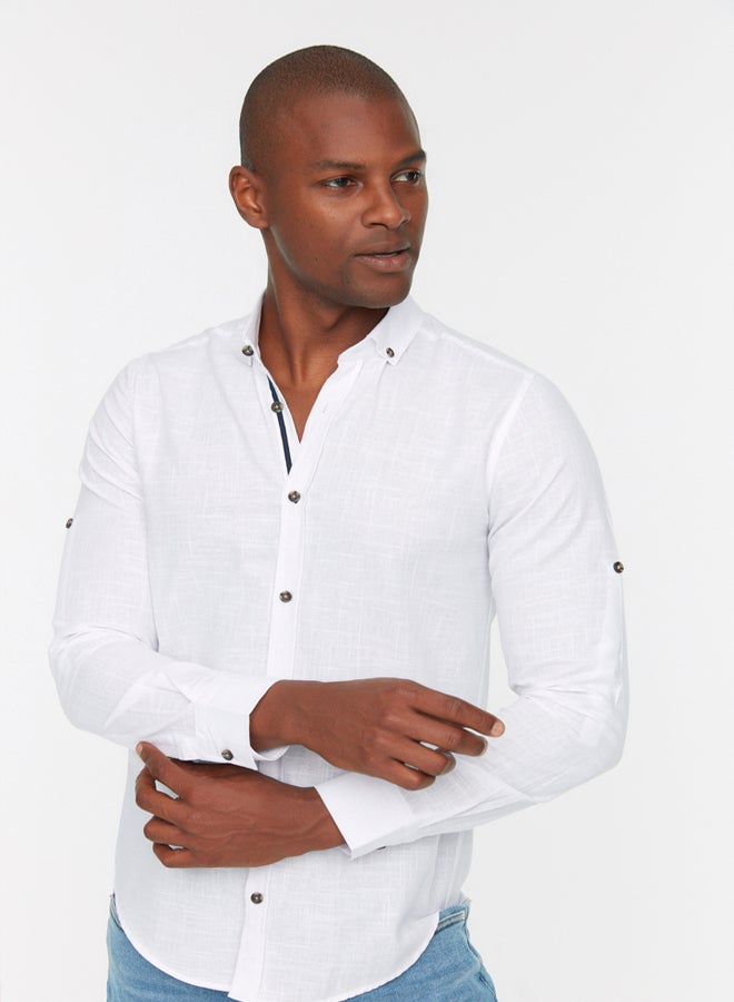 trendyol Man Shirt White - Image 1