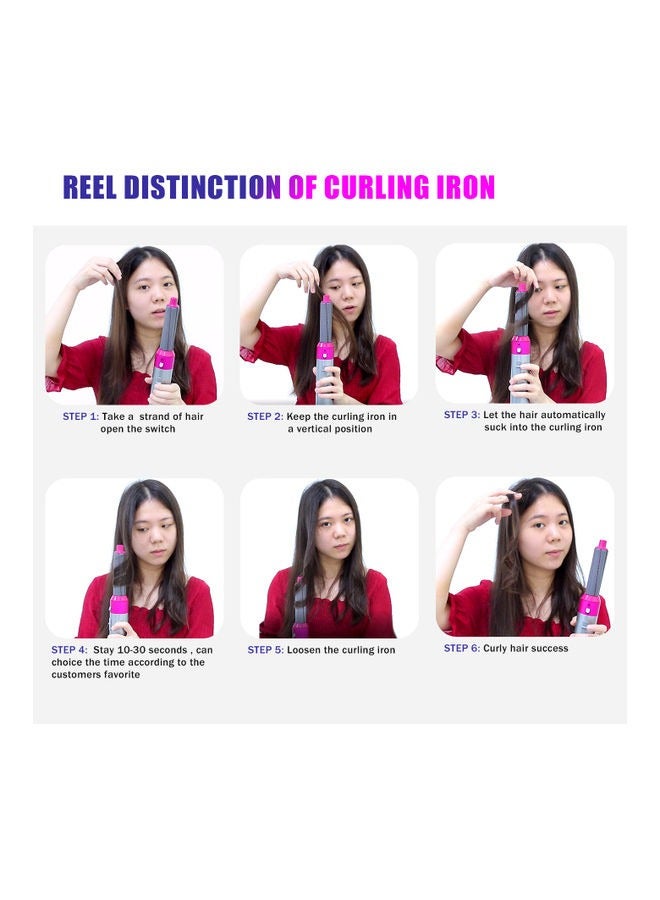 general 5 in 1 Multi Hair Dryer Styler: High-Speed Negative Ionic Brush for Curling, Volumizing, Straightening, Waves - Professional Salon Tool Black - Image 5