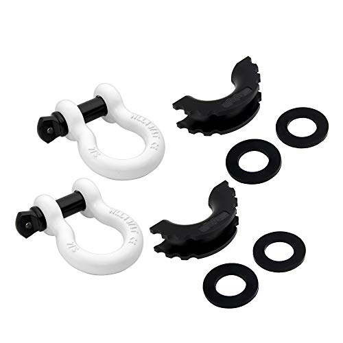 AyA Gear D Ring Shackle (2 Pack) 62,700 Ibs Break Strength with 3/4" Screw Pin and Shackle Isolator & Washers Kit for Tow Strap Winch, Off Road Vehicle Recovery Jeep Truck - Image 5