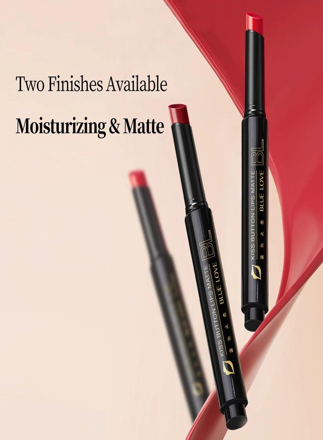 BLUE LOVE 2PC Moisturizing Press Lipstick - Long Lasting Plumping Lip Tint Gloss,High Shine Melting Jelly Lip Balm for Women (Moisturizing 07#+08#) - Image 2