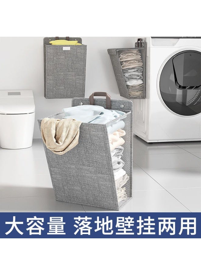 منظم جداري قماش شبكي رمادي – لتخزين وتنظيم الأدوات والملابس بالمنزل - Image 2