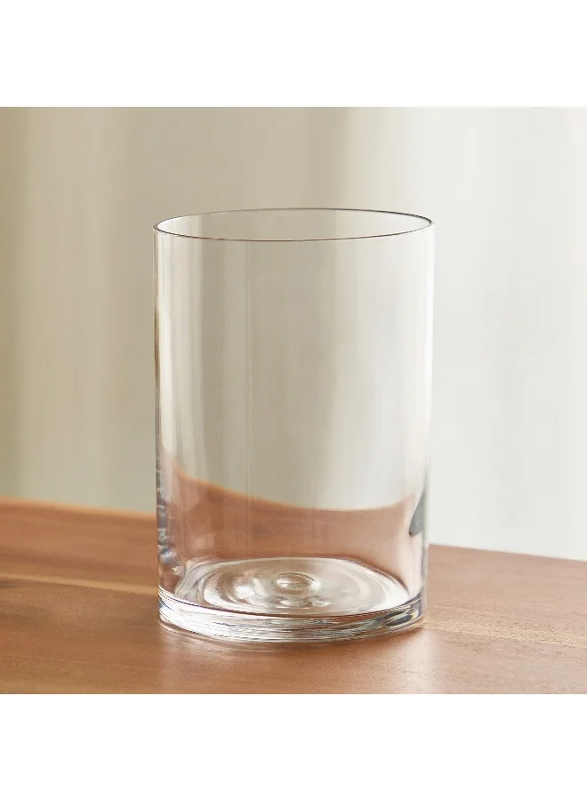 Home Box Atlanta cylindrical clear glass vase - 12.5x17.5 cm