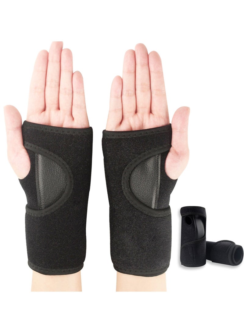 2 Pieces Carpal Tunnel Wrist Braces for Night Wrist Sleep Support - Image 1