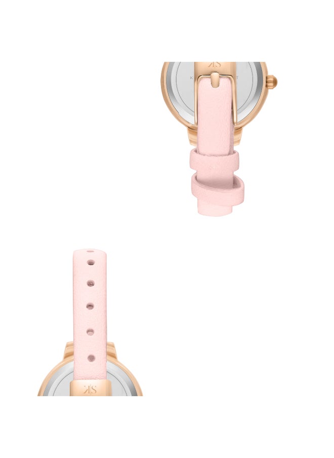 KENNETH SCOTT Women's Polyurethane Analog Watch K23511-RLPP - 28 mm  - Image 4