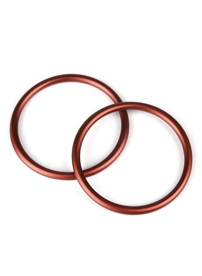 accmor حلقة حمالة أطفال من الألمنيوم Accmor بحجم 3 بوصات - بني داكن - Image 1