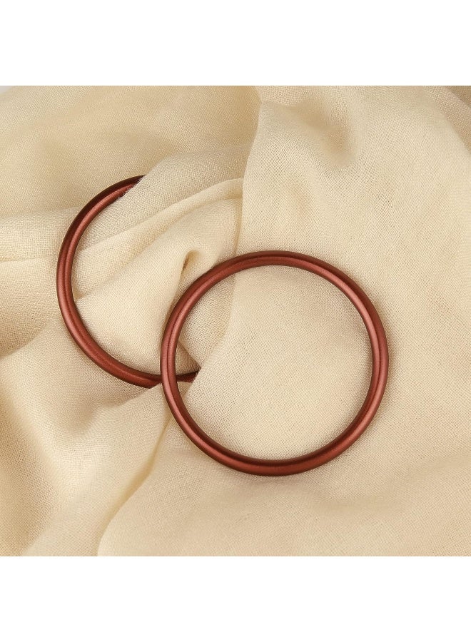 accmor حلقة حمالة أطفال من الألمنيوم Accmor بحجم 3 بوصات - بني داكن - Image 3