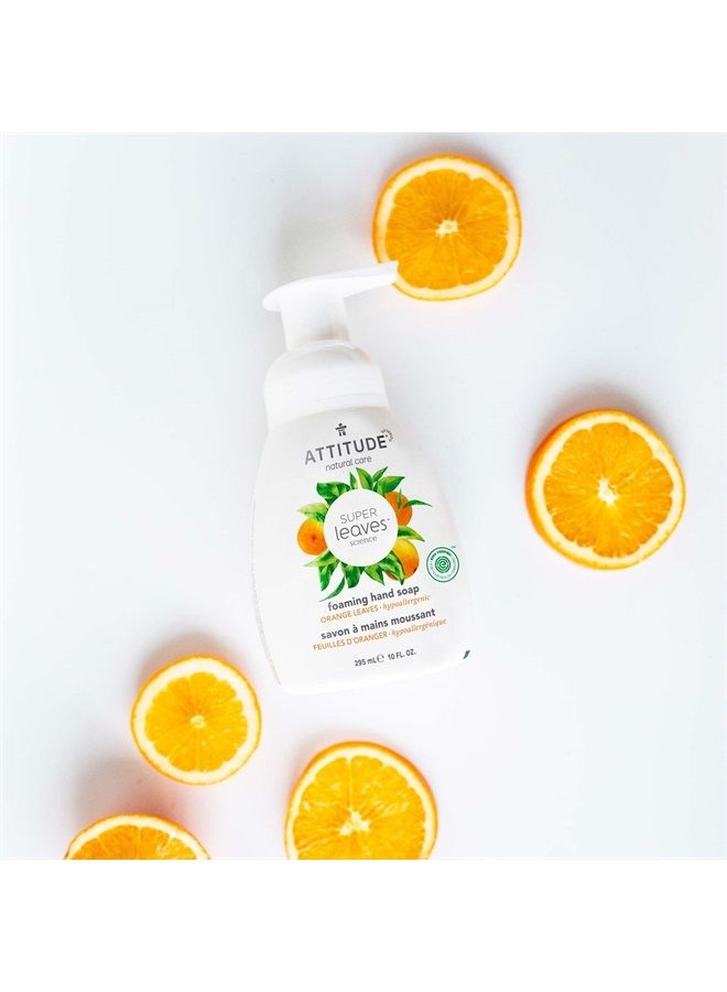 Attitude Foaming Hand Soap, Plant and Mineral-Based Ingredients, Vegan and Cruelty-free Personal Care Products, Orange Leaves, 10 Fl Oz - Image 3