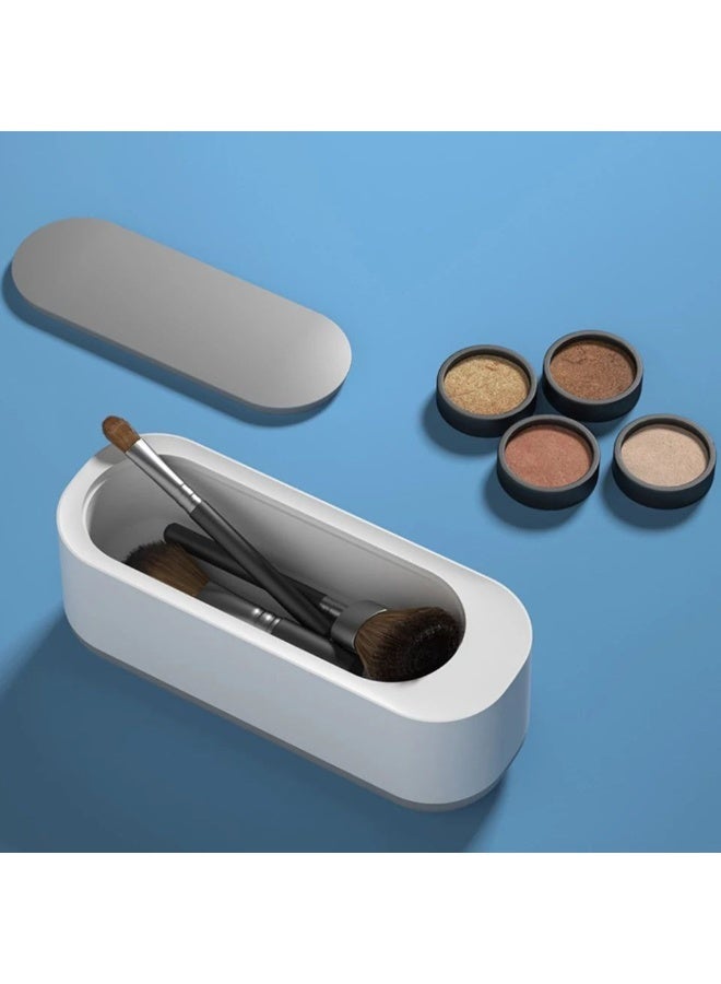 جهاز التنظيف بالموجات فوق الصوتية المحمول - منظف احترافي عالي التردد للمجوهرات، النظارات، الساعات وفرش المكياج | تقنية التنظيف العميق 360 درجة | يعمل بالبطارية ومثالي للسفر - Image 3