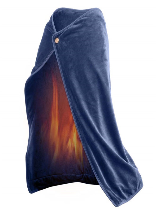 USB Electric Heating Shawl Detachable Washable Blanket Winter Knees Body Warmer Home Office Heated Blanket - Image 1
