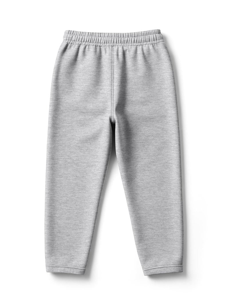 HELLCAT Trendy Solid Cotton Blend Regular Fit Track Pant for Boys - Pack of 3 Melange/Green/Navy Blue 3-4 Years - Image 4