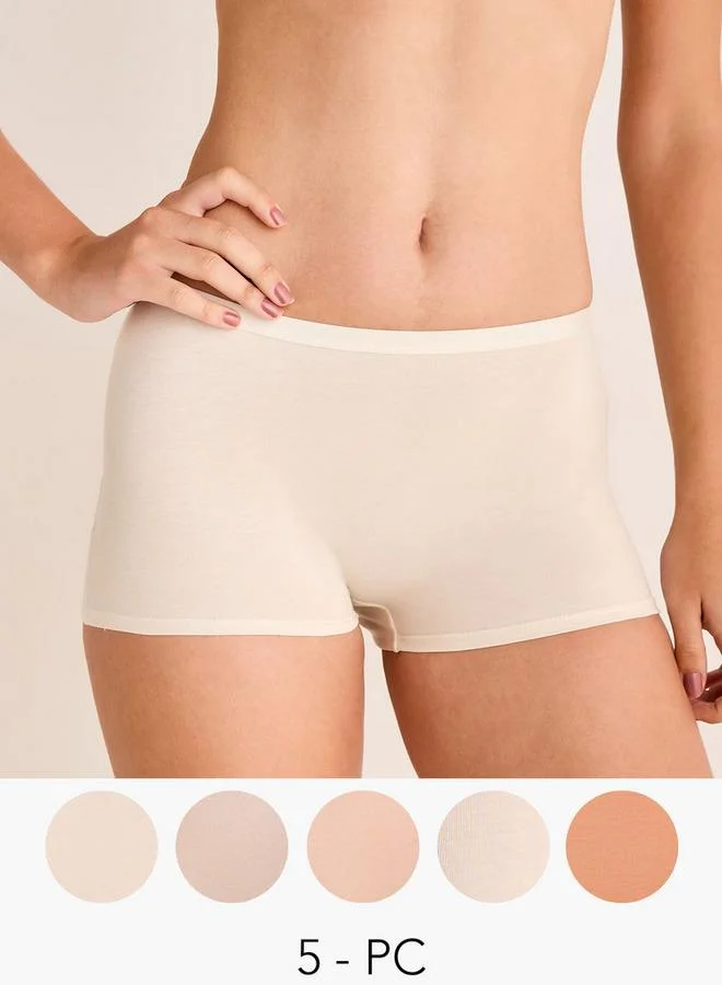 سبلاش فيڤ طقم من  سراويل داخلية قصيرة بخصر مطاطي للرجال