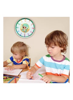 KASTWAVE Silent Non Ticking Learn To Tell Time Clock - Dinosaur  - Image 2