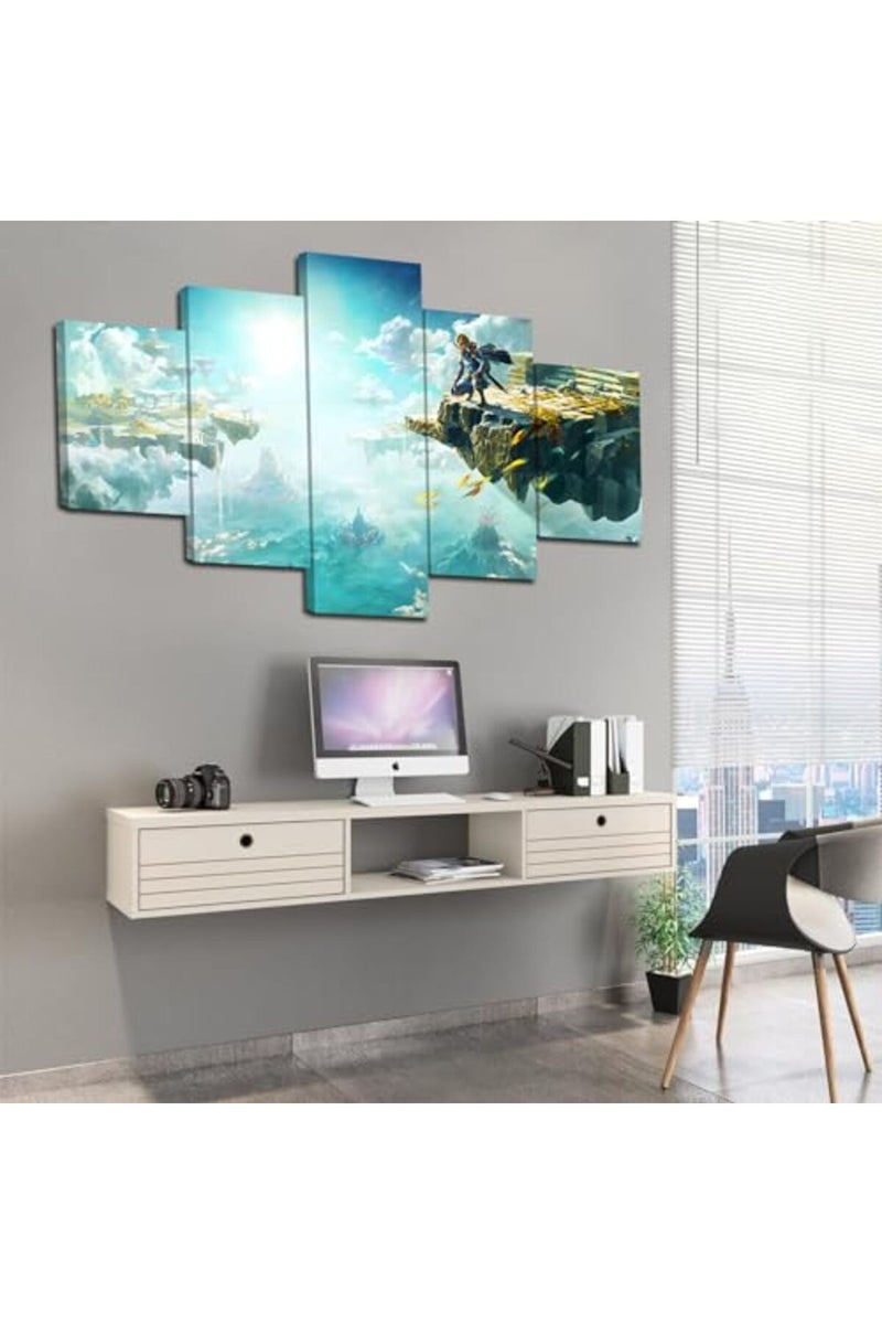 KAIWALK Gaming Poster Tears of the Kingdom Video Game HD Print on Canvas Painting Wall Art for Living Room Decor Boy Gift (With Frame) - Image 3