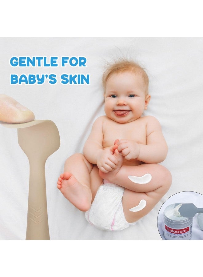 seeway Baby Diaper Cream Spatula, Seeway 3 pack Baby Butt Paste Spatula, Diaper Cream Applicator for Newborn Babies-Baby Necessities - Suitable for Aquaphor, Desitin - Image 2