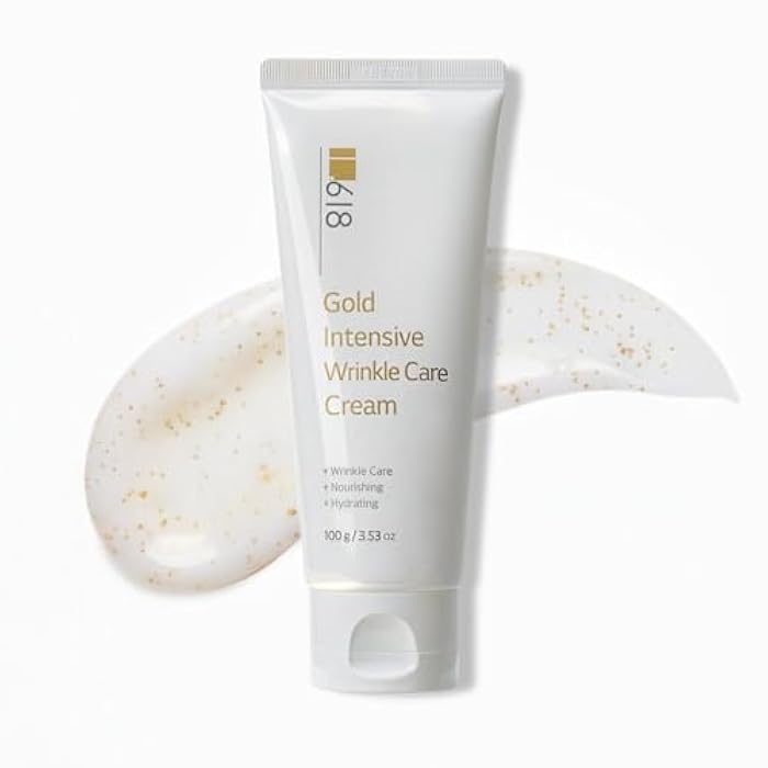 1.618 Intensive Wrinkle Care Cream — Korean Anti-Aging Face Moisturizer with 24K Gold, GABA, 17 Amino Acids & Adenosine | Hydrating & Firming, For Women & Men, 3.52 oz - Image 1