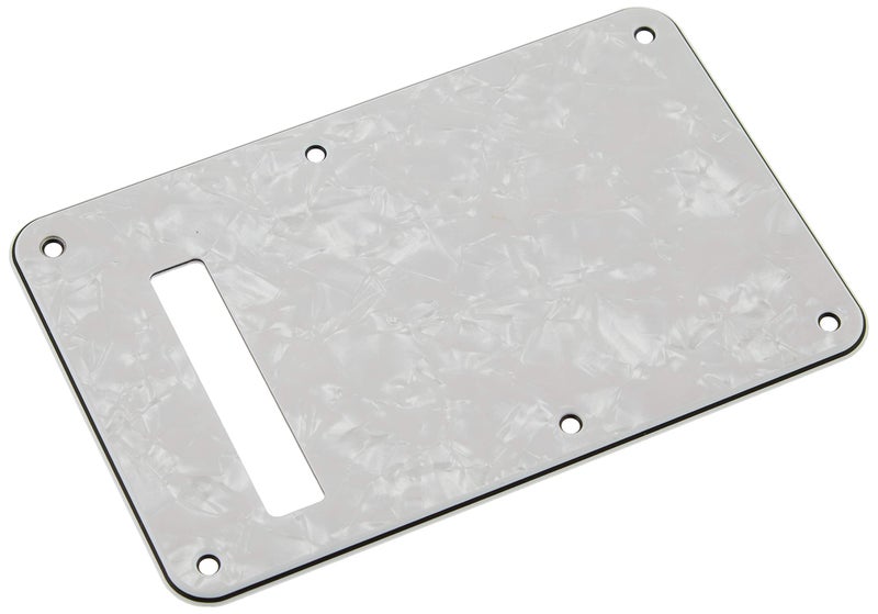 Fender Modern Backplate, Stratocaster - White Moto - Image 1