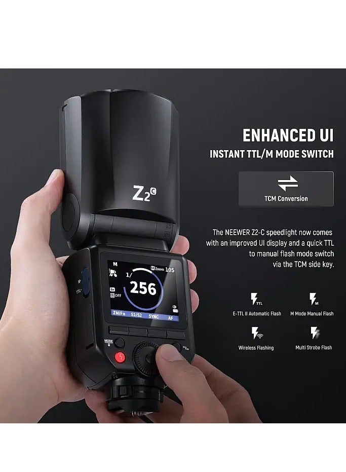 NEEWER Z2 TTL Round Head Flash Speedlite - Nikon - Image 2