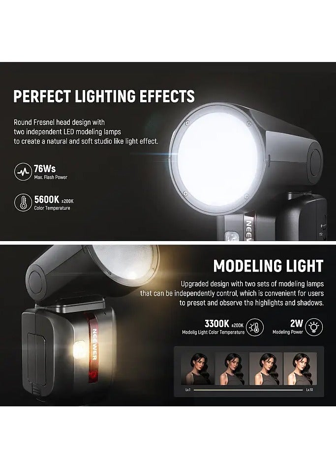 NEEWER Z2 TTL Round Head Flash Speedlite - Nikon - Image 3