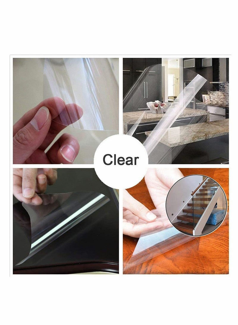 Premium Flexible Vinyl Furniture Scratch Protector Guards with Pins for Protecting Your Upholstered Furniture Cat Scratch Deterrent Pad Anti-Scratch Furniture Protectors Set 6 Packs - Image 3
