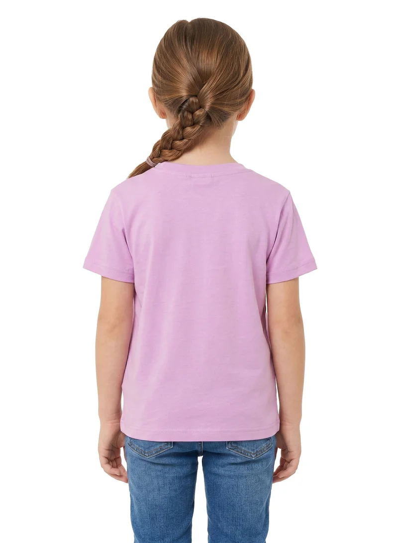 Disney Disney Mowgli & Baloo Girls’ Oversized Drop Shoulder T-Shirt – Casual Relaxed Fit Tee