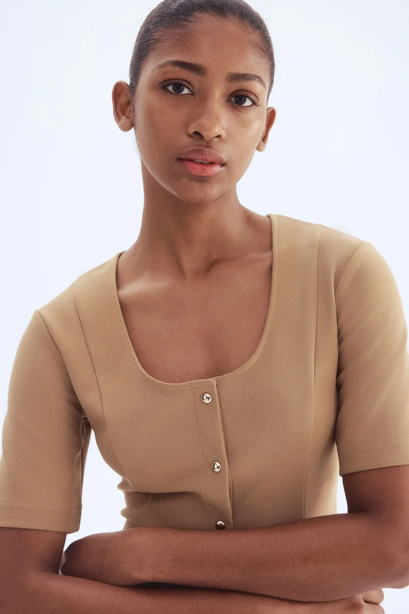 H&M Short-sleeved cardigan