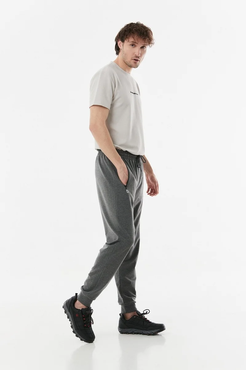 FullaModa Printed Pocket Zipper Sweatpants