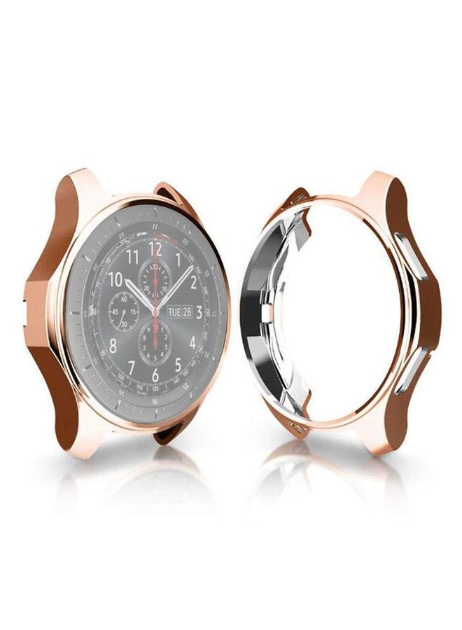 erorex Tpu Plated Shockproof Case For Samsung Gear S3 Frontier Smartwatch 46Mm(Rose Gold) - Image 1