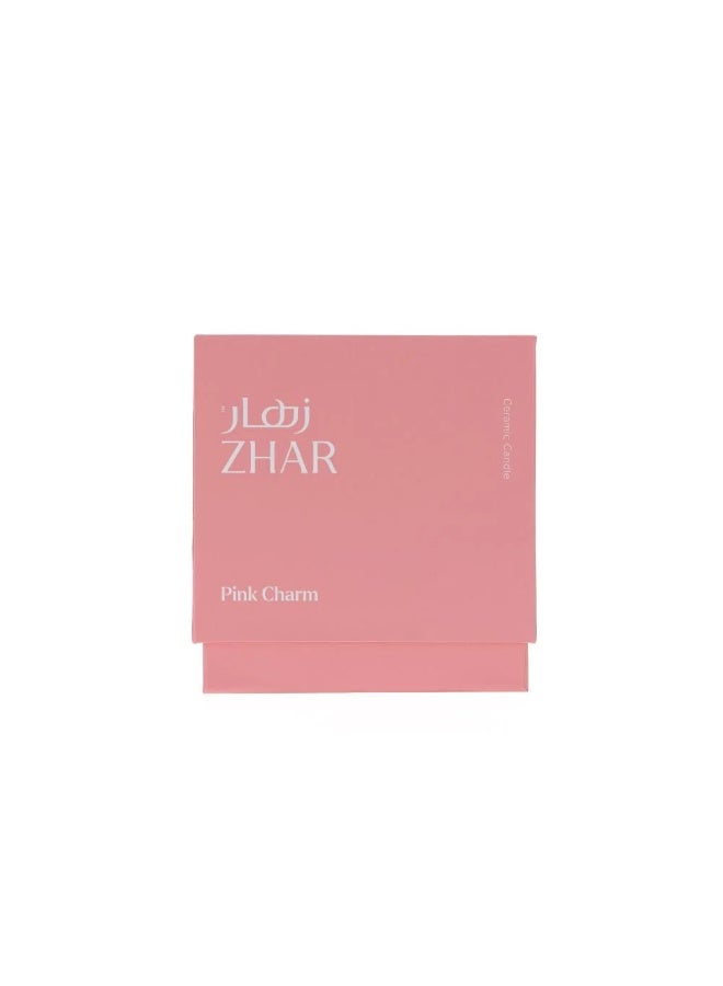 ZHAR Pink Charm Candle Zahar - Image 2