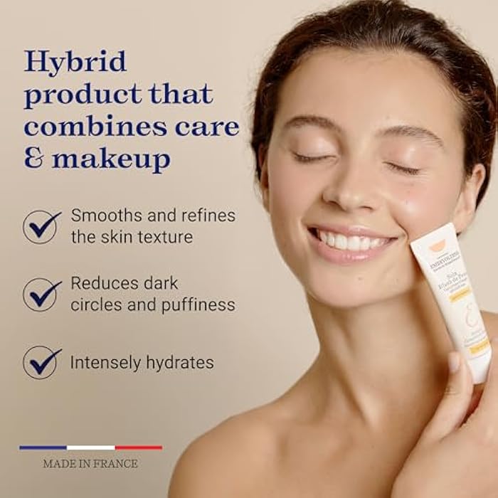Embryolisse Radiant Complexion Cream. Hybrid Makeup & Face Moisturizer with Hyaluronic Acid & Shea Butter. Illuminating Care for Glowing Skin, 1.01 Fl.Oz. - Image 3