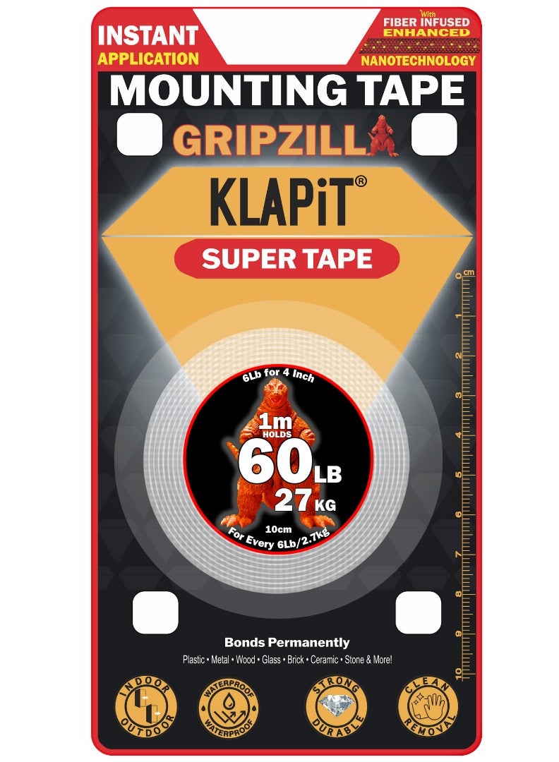 KLAPiT Super Tape - Heavy Duty Double-Sided Nano Tape - Image 1