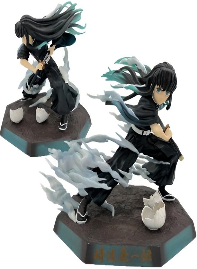 Muichiro Tokito Figure | Demon Slayer Mist Hashira PVC Collectible Anime Action Figure – Display Model for Fans & Collectors