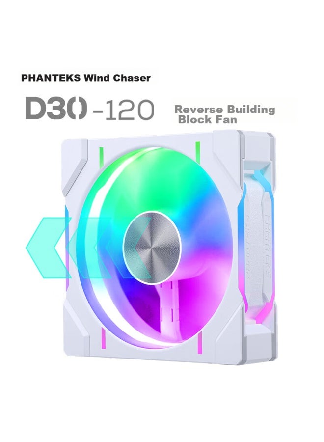 Phanteks D30 Building Block Edition Anti-leaf 12cm Case Water Cooling Radiator Argb Temperature Control Fan - Image 1
