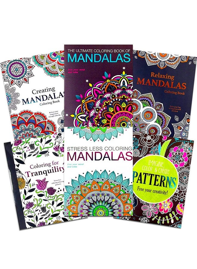 Crenstone 10 Pack Adult Coloring Book Super Set - Bundle With 10 Adult Coloring Books For Women, Men Featuring Mandalas And More | Advanced Coloring Books Bulk - Image 3