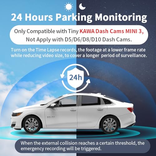 KAWA Dash Cam Hardwire Kit, Copatible with D11, MINI 3, MINI 3Pro - Image 3