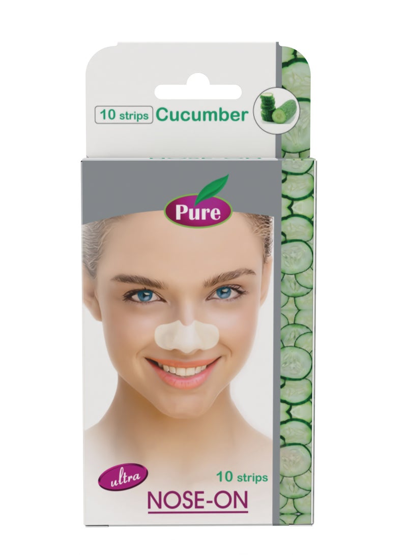 بيور شرائط بيور لتنظيف مسام الأنف خيار - 10شريط - Image 1