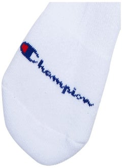 Champion Champion Men's, Graduated Compression Socks, Mid-Crew, 3-Pack, White, 6-12  - Image 2