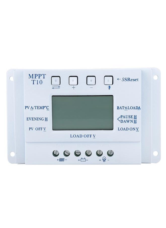 Thoraya - 12V Intelligent Solar Charge Controller MPPT Solar Charging Regulator with LCD Display(10A) - Image 1