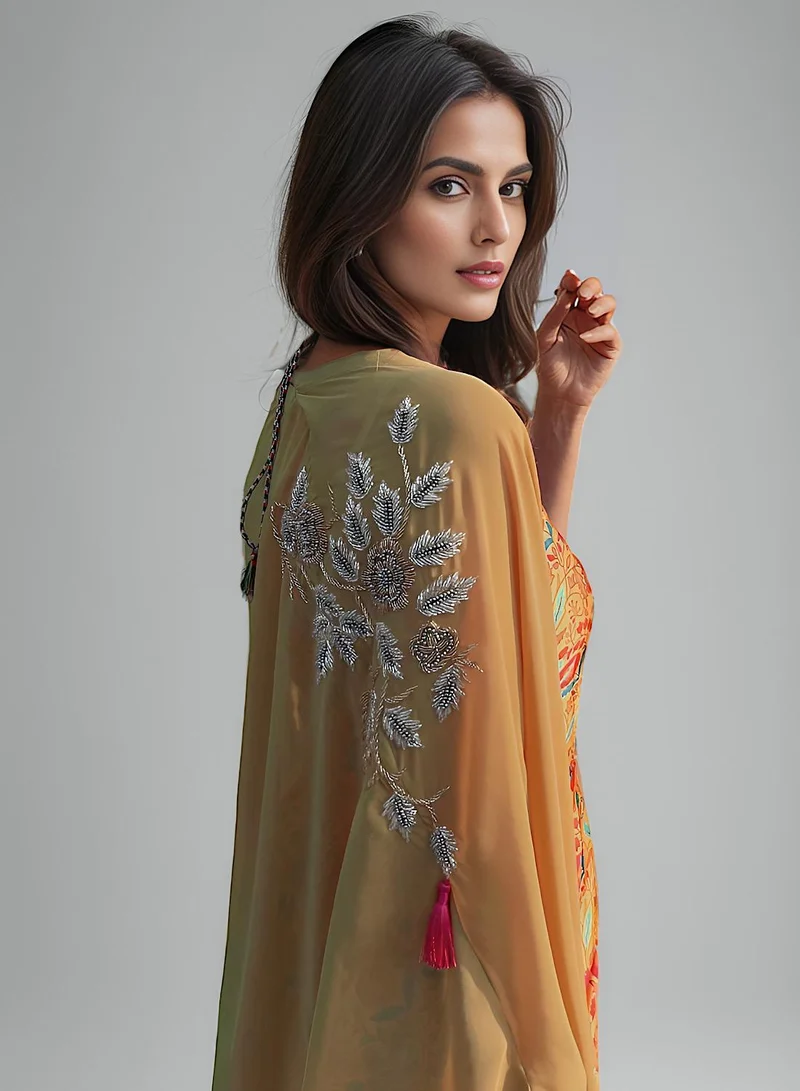 ECSTACY Cape Dress set