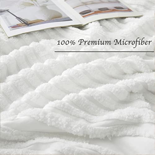 BEDAZZLED Queen Size Duvet Cover, 5 Pieces White Textured Duvet Cover Sets, Soft and Breathable Boho Tufted Bedding Comforter Cover Set for Gifts, Comforter Not Included - Image 4