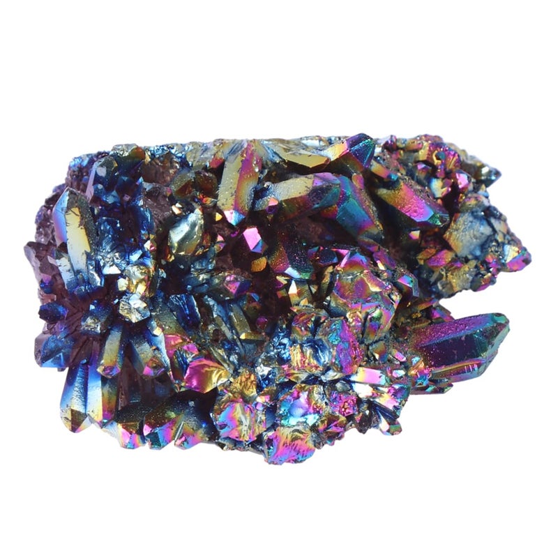 مجموعة كريستال جمشت طبيعي زينة للمنزل أو المكتب حرف يدوية DIY مقاس 4x2 5x2 سم - Image 2