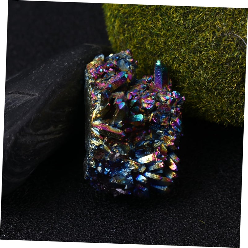 مجموعة كريستال جمشت طبيعي زينة للمنزل أو المكتب حرف يدوية DIY مقاس 4x2 5x2 سم - Image 5