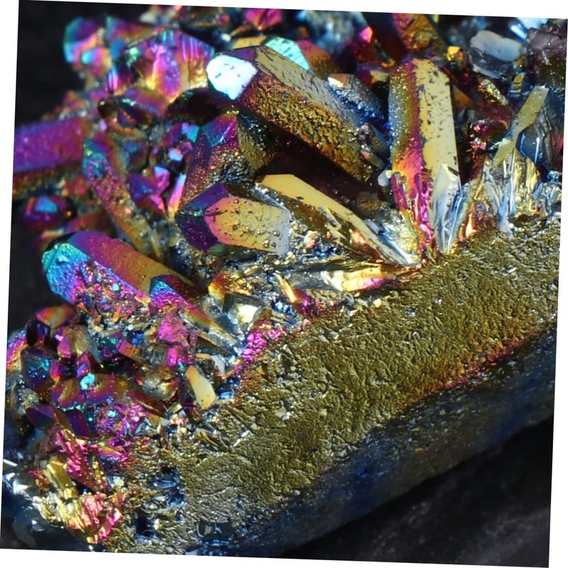 مجموعة كريستال جمشت طبيعي زينة للمنزل أو المكتب حرف يدوية DIY مقاس 4x2 5x2 سم - Image 4