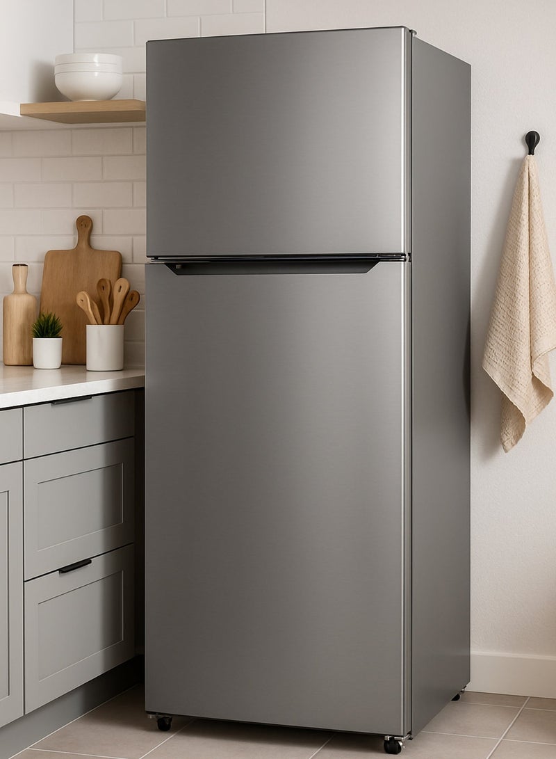 General Lines Two-door refrigerator - 7.2 cubic feet - 204L(R:166,F:41) - Silver - GLRM204DF - Image 4
