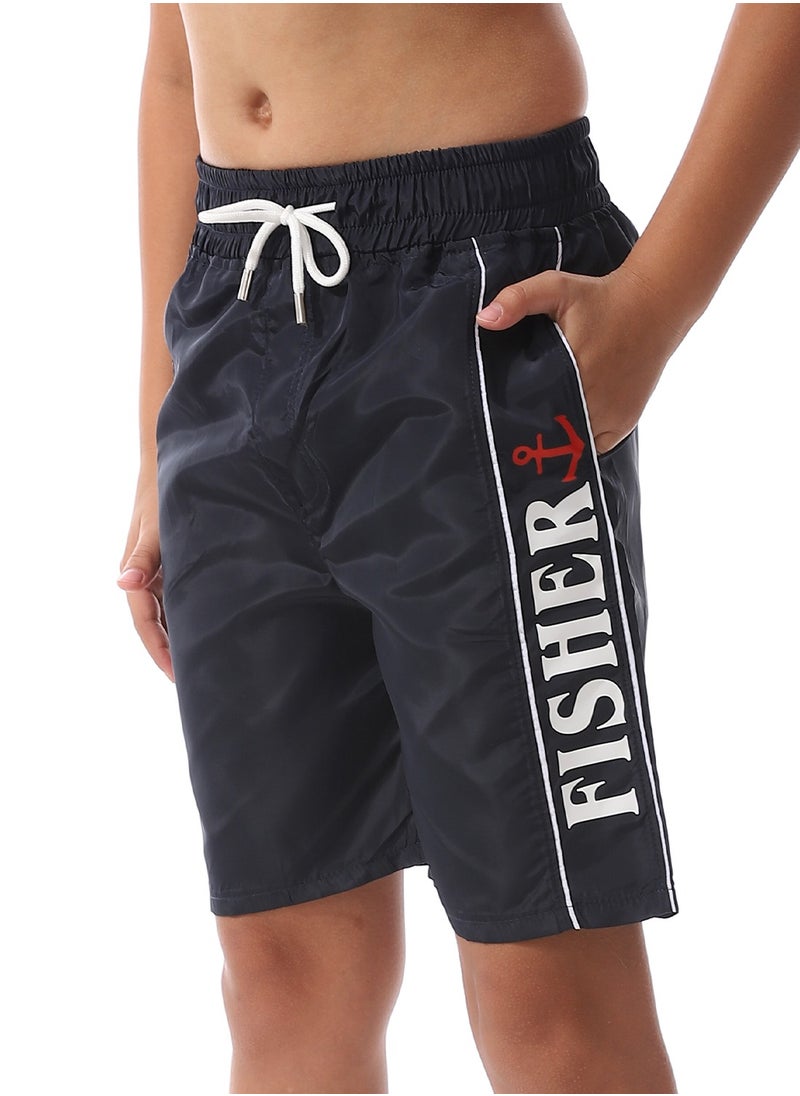 Caesar Boys Swim Short With Multi Design  - Image 2