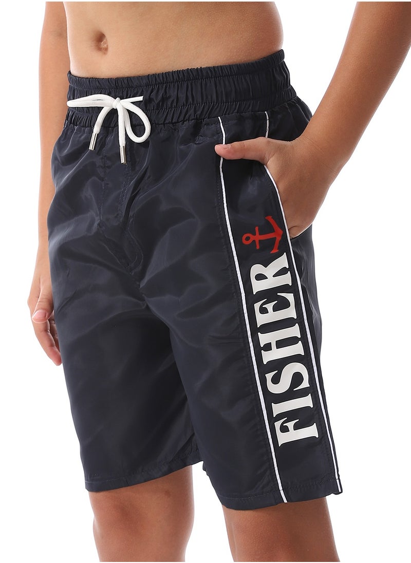 Caesar Boys Swim Short With Multi Design  - Image 3
