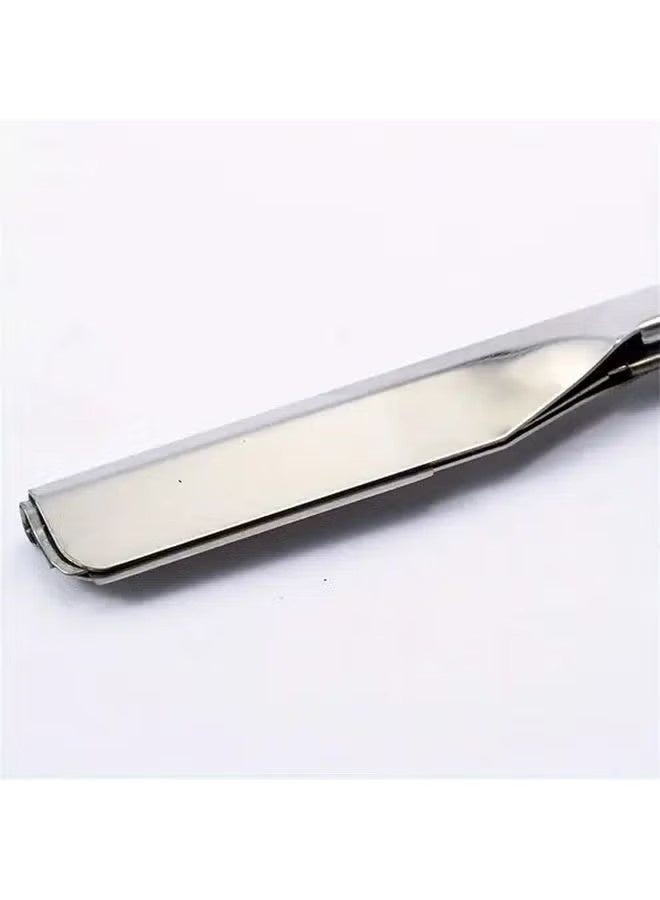 Magic Black Stainless Steel Men's Manual Folding Shaving Razor Non-Electric Beard Trimmer - Image 3