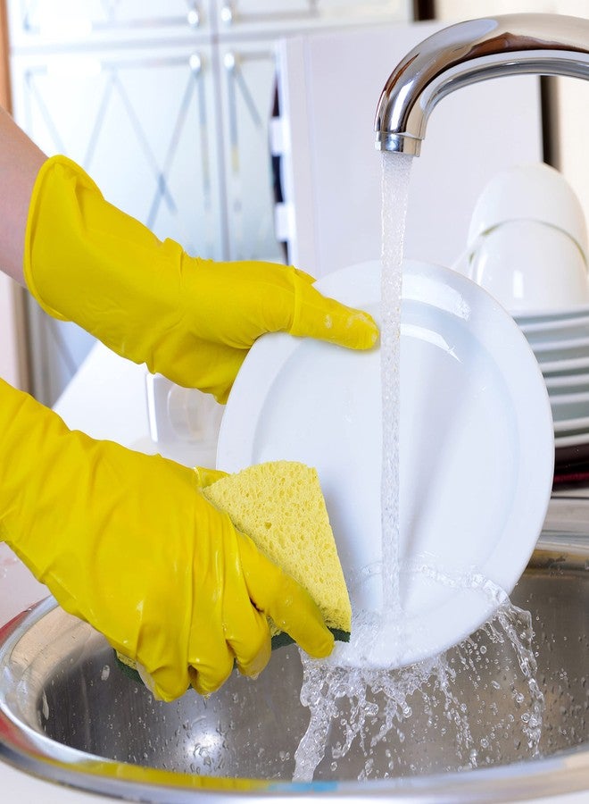 Pine Sol إسفنجات تنظيف باين-سول الثقيلة | وسادة غسيل صحون وفرك مزدوجة الجوانب | مستلزمات المطبخ لغسل الصحون، الأواني، المقالي، عبوة 3 - Image 4