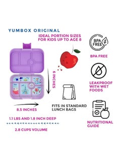 Yumbox Yumbox  6-Compartment Bento Box Purple  - Image 2