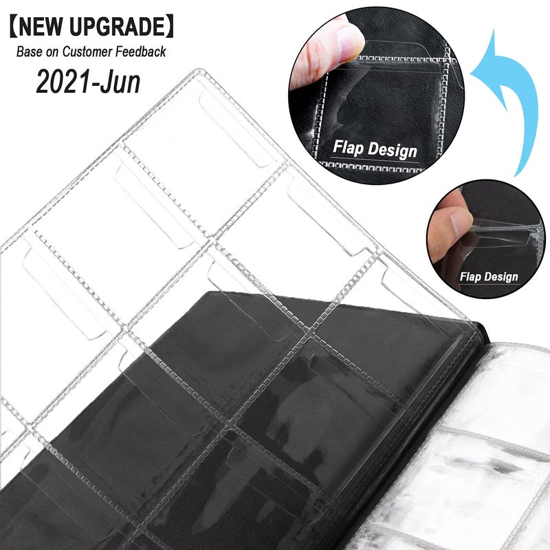 CenterZ 150 Pockets Coin Album, Penny Collecting Book, Souvenir Coins Collection Holder, Ideal for Pressed Pennies Passport, Hobby Coin Collector, Money Specie Display Storage Case (English, Black) - Image 2